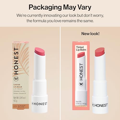 Honest Beauty Antioxidant Summer Melon Tinted Lip Balm