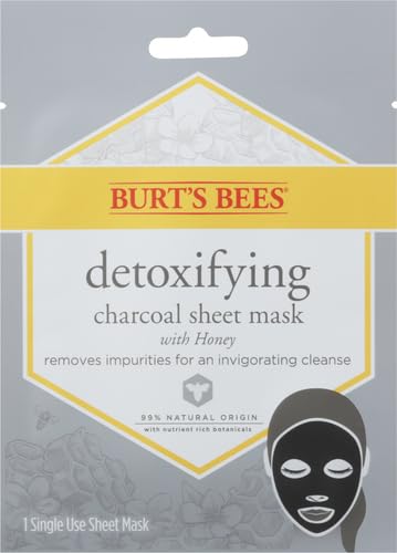 Burt's Bees Detoxifying Charcoal Honey Facial Sheet Mask