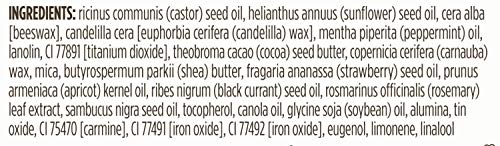 Burt's Bees Apricot Lip Shimmer, Hydrating for All Day, Vitamin E & Coconut Oil, 0.09 Ounce