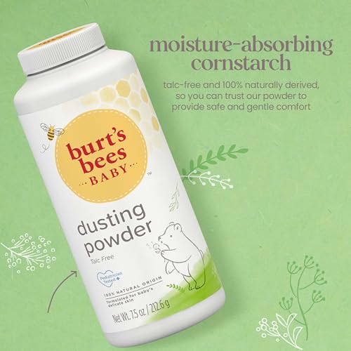 Burt's Bees Talc Free Baby Dusting Powder, Hypoallergenic, 7.5 Oz