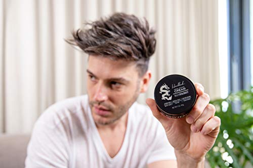 Men's Hair Styling Cream with Strong All-Day Hold and Natural Matte Finish, 3 Ounce