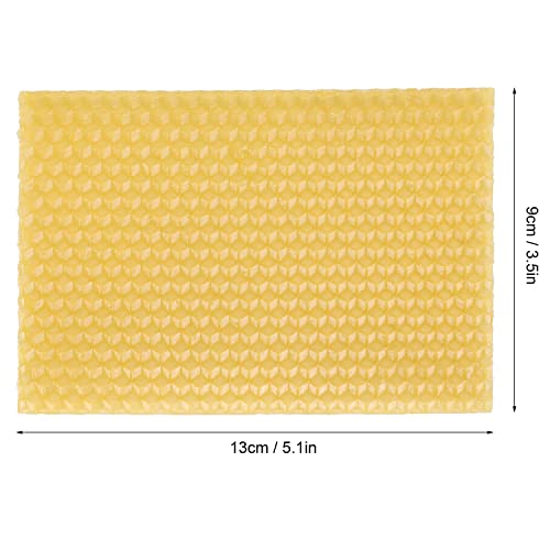 ZYAMY 10PC Beeswax Sheets for Handcrafts, Candle Making, Lubrication & Polishing