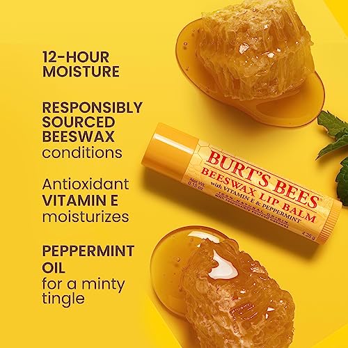 Burt's Bees Original Beeswax Lip Balm - 12 Count BulkPack