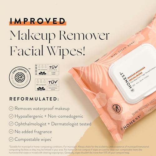 Hypoallergenic Facial Wipes for Sensitive Skin (90 Count)