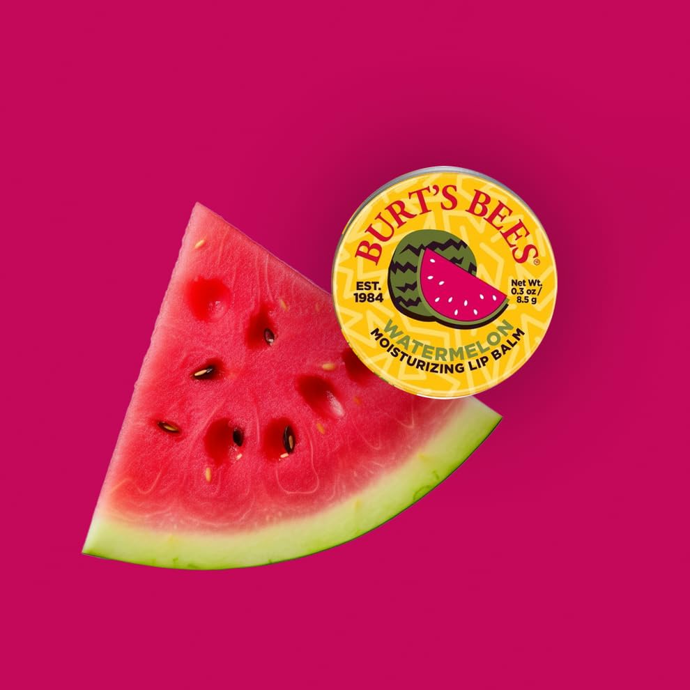 Burt's Bees Watermelon Lip Balm, 0.3oz